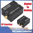thumbnail image 5 of Digital To Analog Audio Converter Support Bluetooth Optical Fiber Coaxial To Rca R/l Audio Decoder, 5 of 5