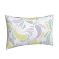 thumbnail image 2 of YFYANG Super Soft Rectangular Plush Cushion Cover (Without Pillow Insert), Gorgeous Lilac Comfort and Non-Pilling Hidden Zip Bedroom Sofa Pillowcases, 14"x20", 2 of 9