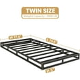 thumbnail image 3 of Box Spring for Twin Bed, 5 inch Twin Box Spring Only, Strong Metal Frame Mattress Foundation, No Noise, Easy Assembly, 3 of 13