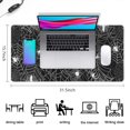 thumbnail image 5 of Long Mouse Pads for Desk,Spider Web and Skulls Halloween Pattern Desk Mats on Top Of Desks, Desk Mouse Pad Extra Large with 3mm Non-Slip Base and Stitched Edge for Gaming,Office,Work,Home 31.5x15.7in, 5 of 5