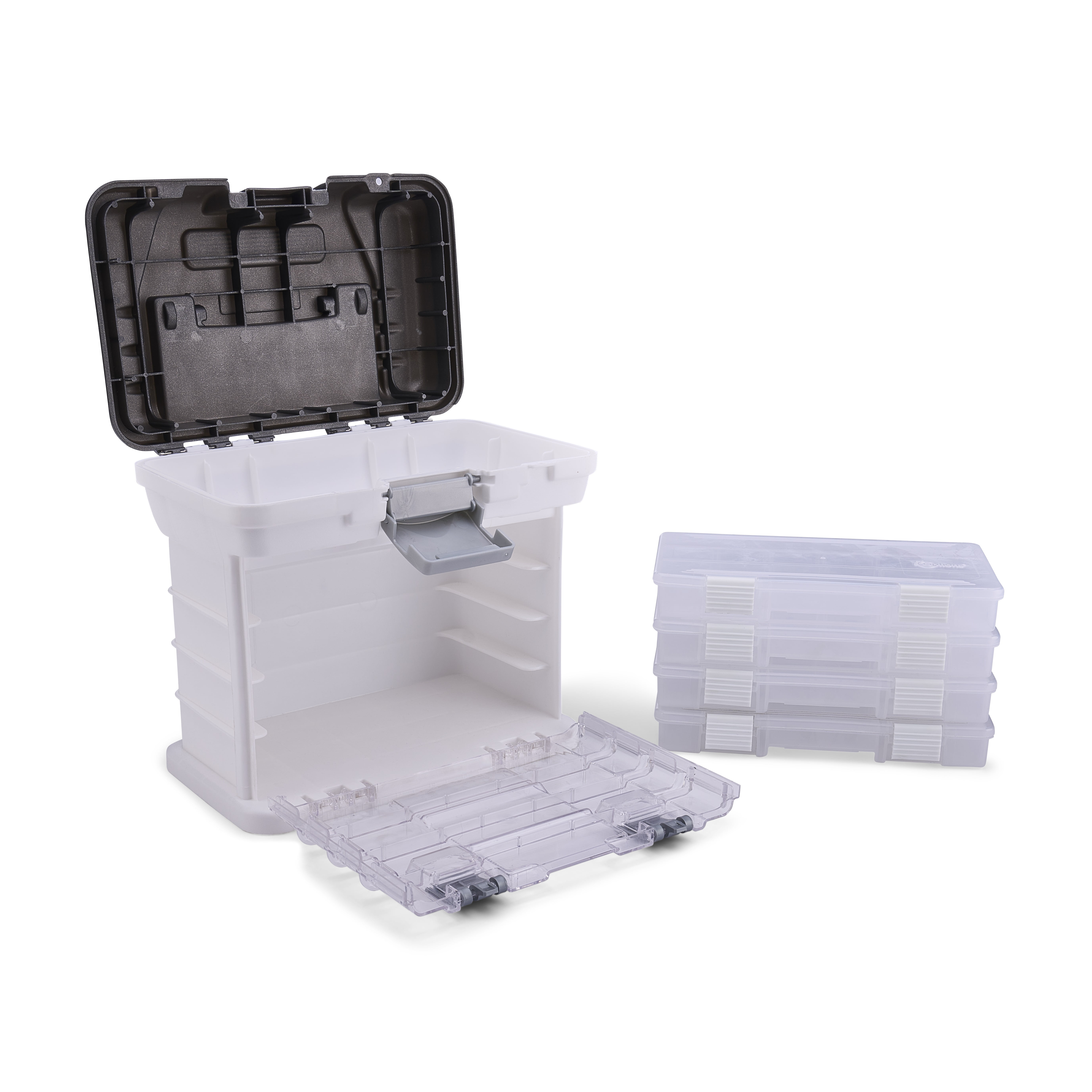(2 pack) Creative Options White Small Rack Storage System