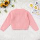 thumbnail image 3 of Jersey IDOPIP para niñas pequeñas, punto rosa con dos bordados, 3 of 6