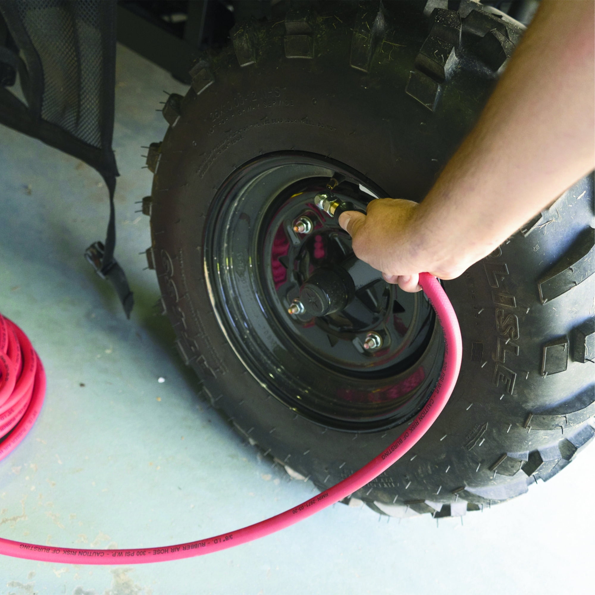 Ironton Rubber Air Hose, 3/8in. x 25ft., 300 PSI
