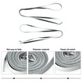 thumbnail image 4 of EeaseCA 1 Pair Universal Elastic Sneakers Laces Black Gradient Pattern Flat Shoelaces, 4 of 7