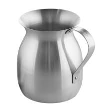 Home Elements 2 Liter Aluminum Hot Chocolate Pitcher Maker Chocolatera with Traditional Colombian Wooden Molinillo Whisk 14 Inch, Mexican Hot Cocoa Pot Bundle