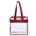 thumbnail image 1 of Fiudx Neceser Transparente de Pvc, Ideal para Viajes, Tejido Resistente Al Desgaste, Cómodo para Uso Prolongado, Diseño Portátil y Práctico, Multiusos, Colores Negro, Azul Marino y Rojo, 30 X 32 X 16, 1 of 1