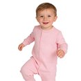 thumbnail image 5 of Baby Infant Onesies Soft Cotton Knit Bodysuit Toddlers Newborn Clothes 3M-18M Long Sleeve Button Up Rompers (9-12 Months, Pink), 5 of 6