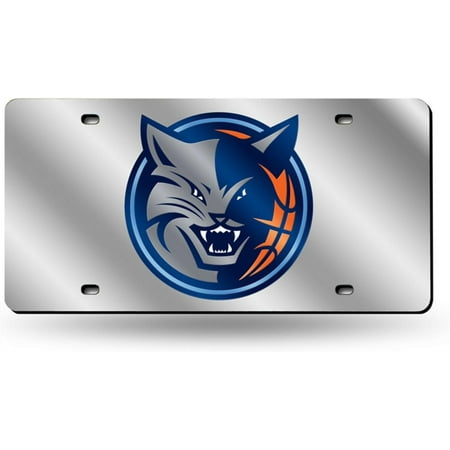 Charlotte Basketball Bobcat's - Classic Throwback Logo - Mirror Look LASER License Plate