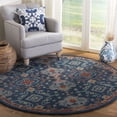 thumbnail image 2 of SAFAVIEH Heritage Petrina Floral Wool Runner Rug, Blue/Multi, 2'3" x 6', 2 of 7