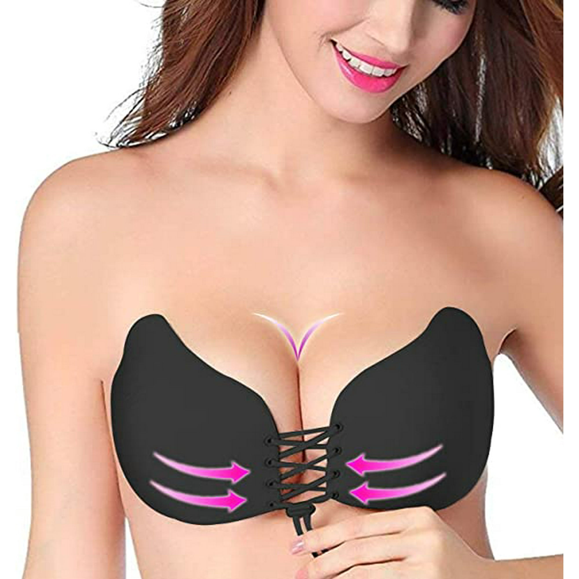 Backless Push Up Bras Self Adhesive Strapless Bras, Women Invisible  Strapless Bra, Reusable Bra for Evening Dresses, Prom Dresses, Wedding  DressesJUN - Walmart.ca