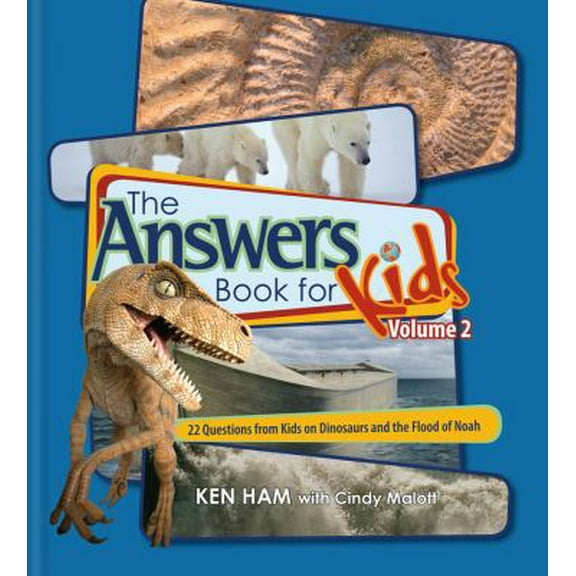 Pre-Owned Answers Book for Kids Volume 2: 22 Questions from Kids on Dinosaurs and the Flood of Noah (Hardcover) 0890515271 9780890515273