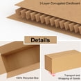 thumbnail image 2 of 10x4x4 inches Brown Shipping Boxes Corrugated Cardboard Boxes for Packing for Mailng, Moving(40 pack), 2 of 7
