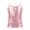 Pink, variant on iiniim Kids Girls Shiny Sequined Camisole Tank Top for Jazz Hip Hop Modern Dance wear Vest Top Tee Shirts