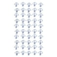 thumbnail image 2 of 50pcs Paper Clips With Strong Clamping Power Electroplated Colorfast Clips For Scrapbooking Card Making Blue, 2 of 8