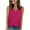 Hot Pink, variant on yillto Womens Basic Tank V Neck Sleeveless Summer Causal Solid Color Loose Shirts Clothes for Women