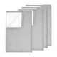 thumbnail image 5 of Juego de 4 paños de limpieza y pulido para joyas, suaves, de microfibra, ideales para pulir plata. Gris claro, 5 of 9