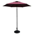 thumbnail image 5 of Shop4Omni Patio Shade Umbrella with Tilt (Maroon), 5 of 13