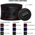 thumbnail image 3 of Portable Heating Pad, Back Pain Relief, Cramps and Menstruation Relief, Lower Back Massager, Cordless Heated Support Belt with Massage Abdominal Waist, 3 of 5