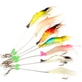 thumbnail image 1 of Juego de 7 señuelos para camarones luminosos y suaves, 7 colores, cebo para camarones, señuelos para camarones, cebo de pesca con ganchos, cuentas, aparejos de pesca para agua dulce, agua salada, lubina, trucha, bagre, salmón Sailing Electrónica, 1 of 5