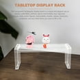thumbnail image 1 of Raindrops 3Pcs Transparent Rectangular Display Stands Tabletop Risers for Collectibles and Handcrafted Models, 1 of 8