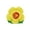 Yellow, variant on Coollooc Flower Throw Pillow Seating Cushion Floor Pillows Cushions Patio Furniture Cushions Throw Pillow Inserts (30 CM, Multicolor)