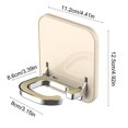 thumbnail image 3 of Hair Dryer Holder Rack, Wall Mount or Counter Storage, Compact Foldable Design, Non-Slip Air Duct Organizer for Bathroom, Bedroom, Salon and Travel Use, 3 of 6