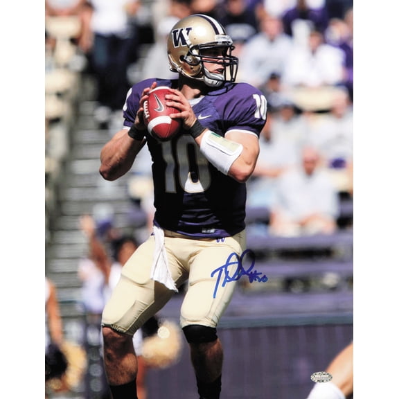 Jake Locker Autographed 11x14 Photo Washington Huskies MCS Holo #64142