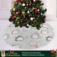 thumbnail image 6 of FMSHPON Cute Cat Xmas Christmas Tree Skirt Stand Mat for Holiday Party Decoration Indoor Outdoor 48 inches, 6 of 6