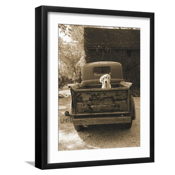 Art.com Get Out of Dodge Art Print by Jim Dratfield, Black Frame Wall Art, 17" x 21"