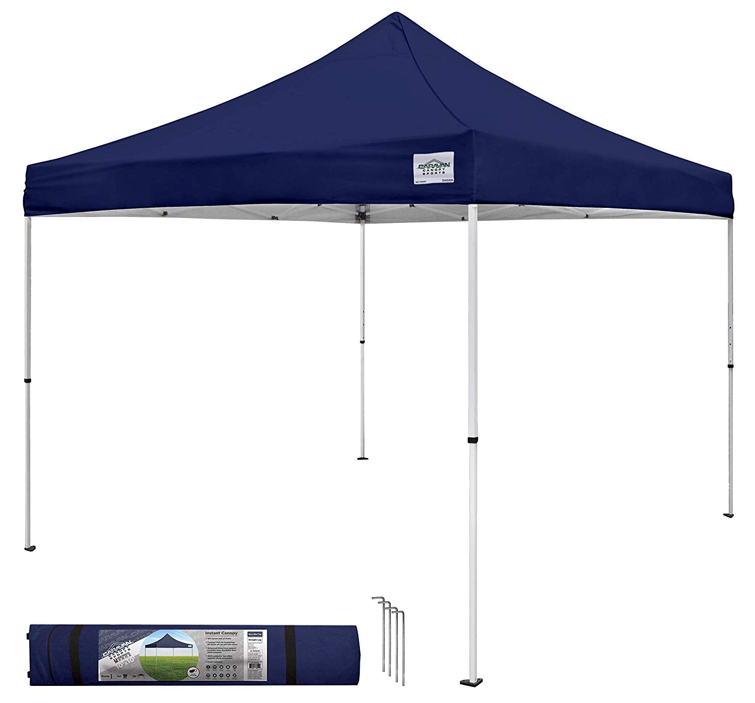 Caravan Sports M-Series 2 Pro Instant Canopy Kit, 10'x10', Navy Blue