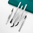 thumbnail image 5 of Stainless Steel Tweezers With Silicone Tip For Precisions Handling Antislip Grip Ideal For Coin Stamps Application, 5 of 8