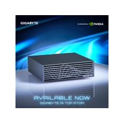 GIGABYTE AI TOP ATOM Personal AI Supercomputer, Arm Cortex-X925 + Cortex A725, NVIDIA Blackwell Architecture, 128GB LPDDR5X, 4TB PCIe 5.0 NVMe SSD, NVIDIA DGX OS, Black