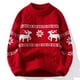 thumbnail image 2 of Suéter navideño rojo para hombre y mujer para Año Nuevo 2024, suéteres para parejas, mamá, padre, familia, conjuntos a juego, suéteres con estampado de renos, 2 of 4