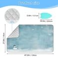 thumbnail image 2 of Wobogo A Sonwman Ironing Mat Blanket Quilted Washer Dryer Heat Resistant Pad Foldable for Easy Storage, 2 of 6