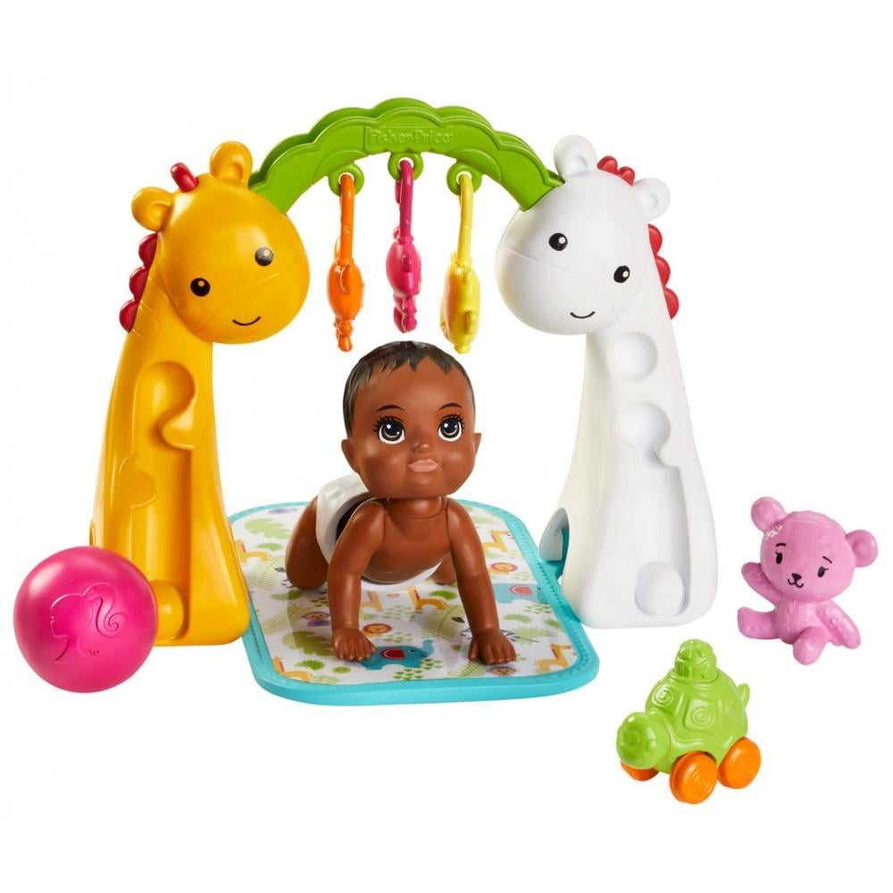 mobiel knop impliceren Barbie Skipper Babysitters Inc. Crawling And Playtime Playset With Bobbling  Baby Doll, Floor Gym And Toy Accessories - Walmart.com
