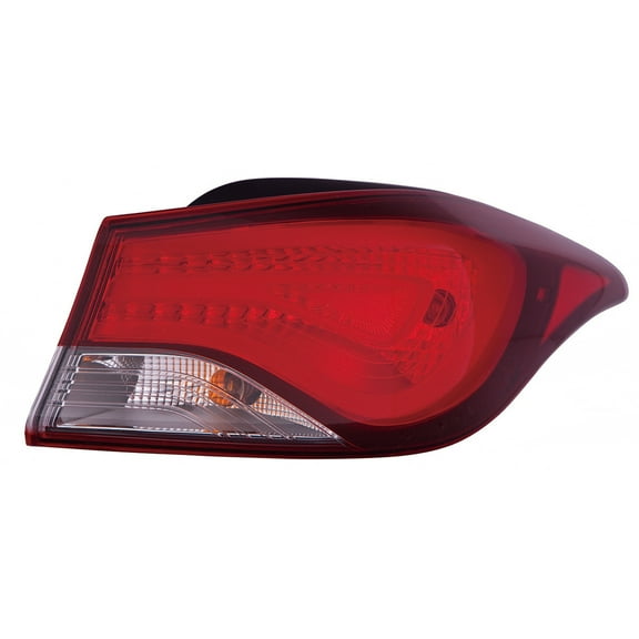 Aftermarket 2014-2016 Hyundai Elantra::Korea Built Models  Premium Fit Driver Side Outer Tail Light Assembly 924013X230 CAPA