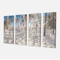 thumbnail image 2 of Winter Snow Covered Wood - Landscape Canvas Art Print, 2 of 3
