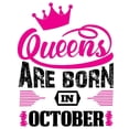 thumbnail image 2 of CafePress - Queens Are Born In OCTOBER Mugs - 11 oz Ceramic Mug - Novelty Coffee Tea Cup, 2 of 4