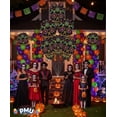 thumbnail image 6 of PMU Black Day of the Dead Shape-A-Loon 22 Inch Mylar-Foil Balloon (5/pkg) Pkg/1, 6 of 8