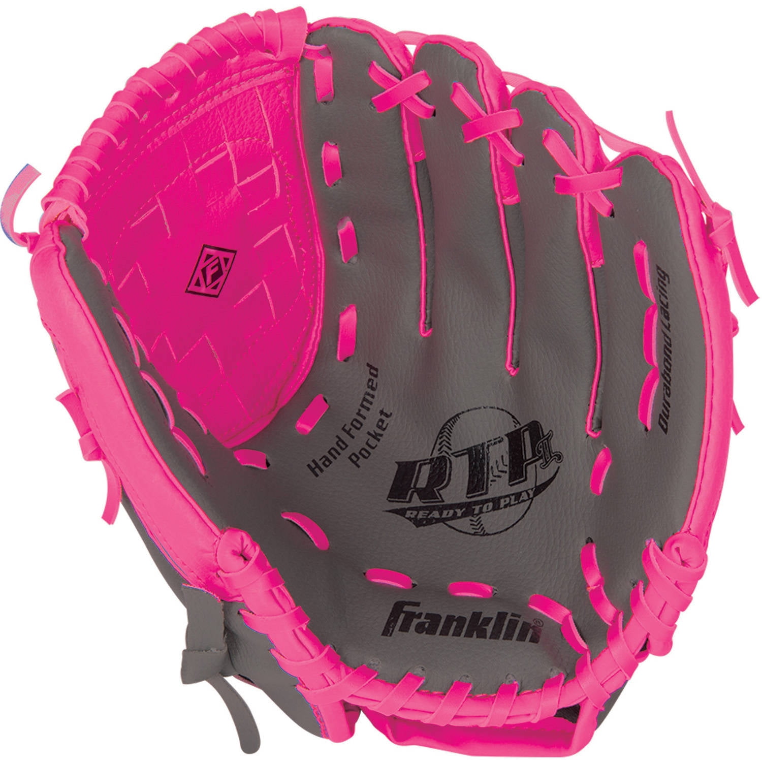 Franklin Sports 10.5" PVC Baseball Glove, Pink