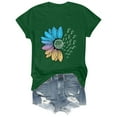 thumbnail image 4 of frariair Cotton Tshirts for Women Womens Fashion Workout T Shirts Athletic Plus Size Tops Summer Trendy Clothes Short Sleeve Spring Tee Green, 4 of 9