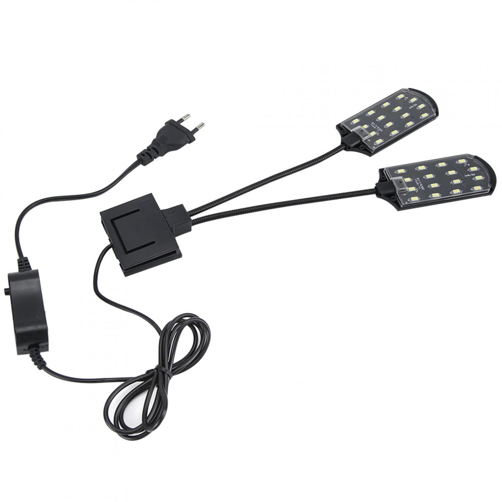 Ymiko 5W 220V Clip-on Aquarium Fish Tank Plastic Plants Grow Light Lighting