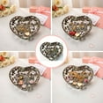 thumbnail image 6 of HWRETIE Heart Shaped Resin Bowl,Transparent Decorative Bowl with Pattern for Jewelry Storage,Candy Dish and Home Decor, 6 of 7