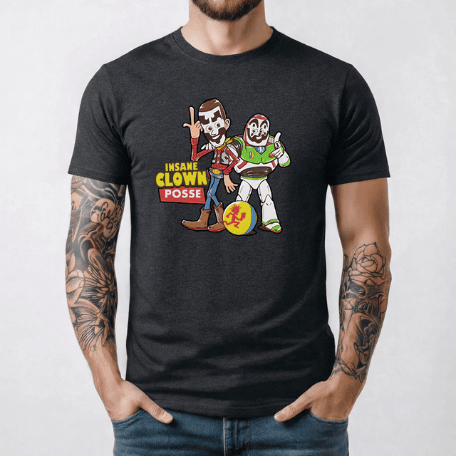 T-SHIRT Graphique ICP POSSE de CLOWN Fou