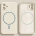 thumbnail image 1 of para Magsafe carga inalámbrica magnética funda movil para apple iphone 11 12 13 14 Pro Max Mini XR X XS Max 8 7 14 Plus SE 2020 carcasa trasera de silicona líquida, 1 of 4