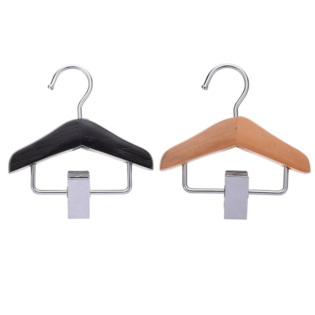 KAKOWELY 2Pcs Pet Clothes Rack with Metal Clip for Durable Storage of Dog Pants Assorted Colors