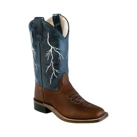 - Children's Old West 9 Inch Broad Square Toe Goodyear Welt Cowboy Boot