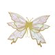 thumbnail image 4 of Disfraz de ala de mariposa para festivales de cosplay de ángel de hadas para niñas para festivales de carnavales Oro, 4 of 8