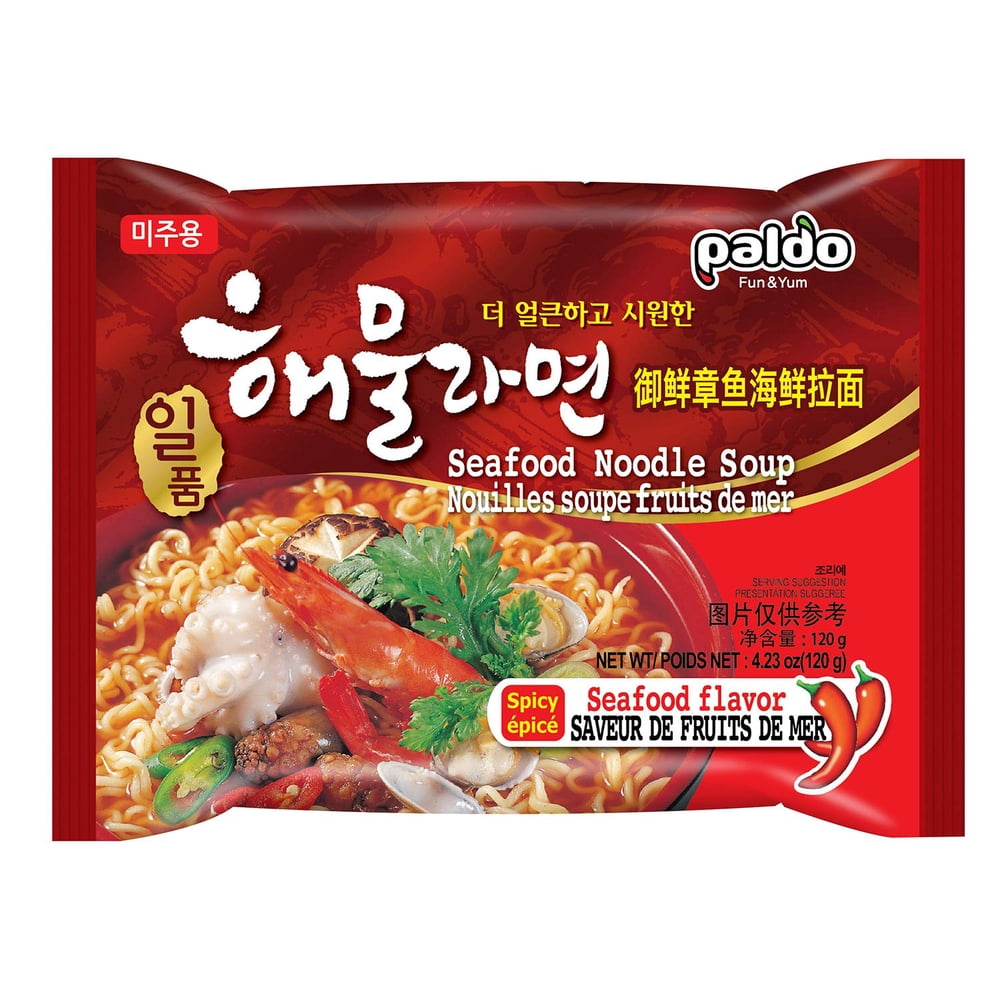 Paldo Fun & Yum Il Poom Seafood Instant Noodles with Spicy