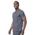 thumbnail image 4 of Urbane Ultimate Men's Modern Fit 2-Way Stretch Three Pocket V-Neck Scrub Top, Style 9151, 4 of 5